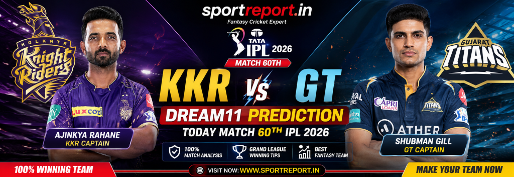 KKR vs GT Dream11 Prediction Today Match 60th IPL 2026