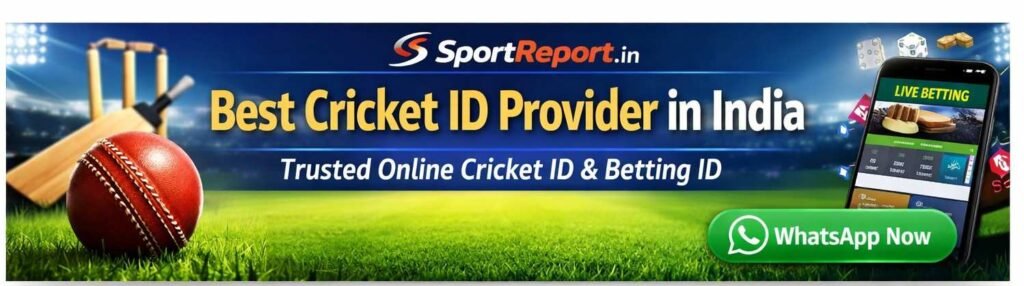 Best Cricket ID Provider in India – Trusted Online Cricket ID & Betting ID | SportReport.in