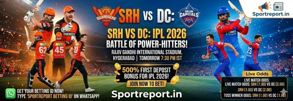 SRH vs DC Betting