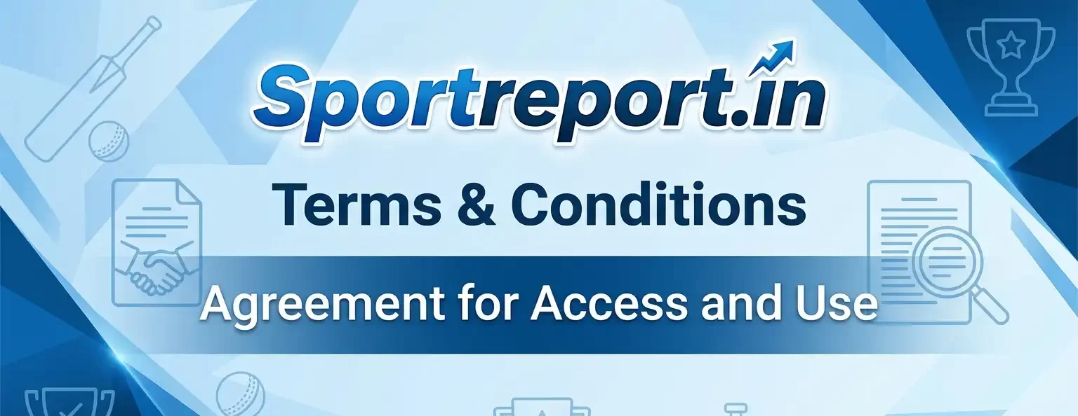 Terms & Conditions Banner BY Sportreport.in