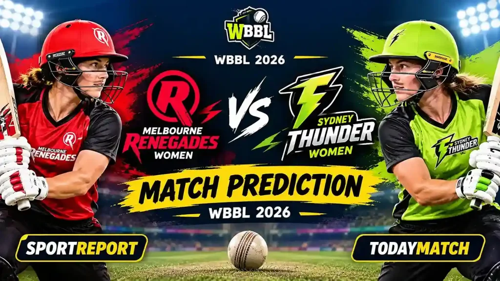 SportReport WBBL 2026 Match Prediction